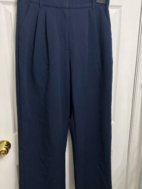 Curve Love A&F Sloane Tailored Wide Leg Pant 10L